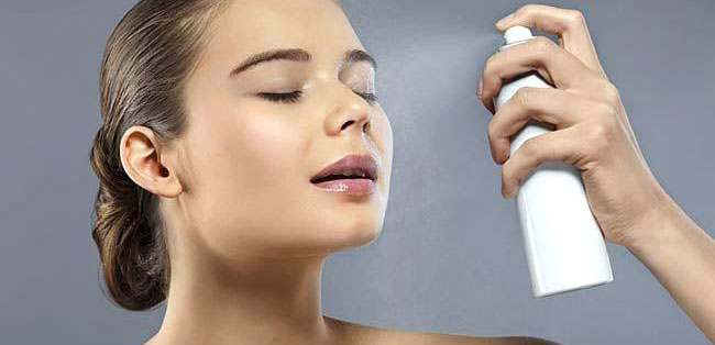 Setting spray